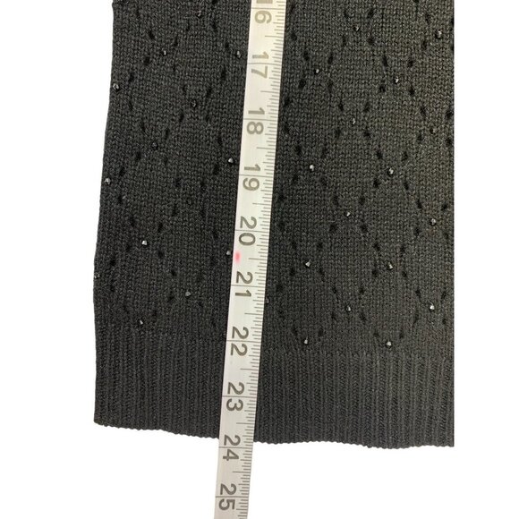 Anne Klein Women's Knitted Jeweled Top - Picture 6 of 6